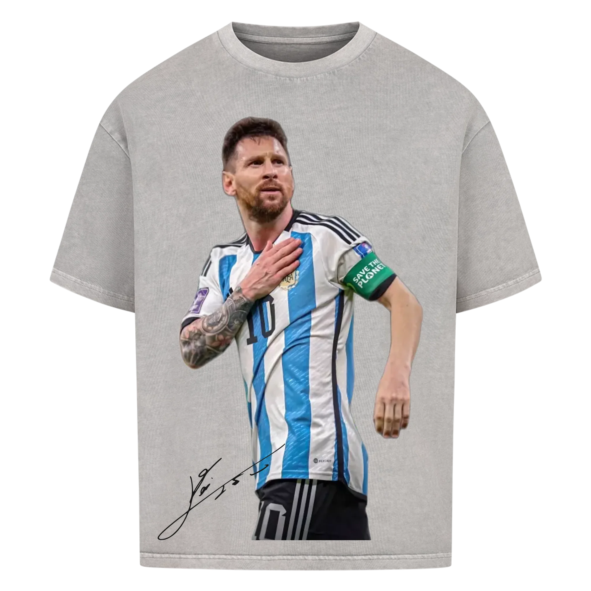 Fußball Fan T-Shirt – Lionel Messi – Oversized Shirt für echte Fußballfans