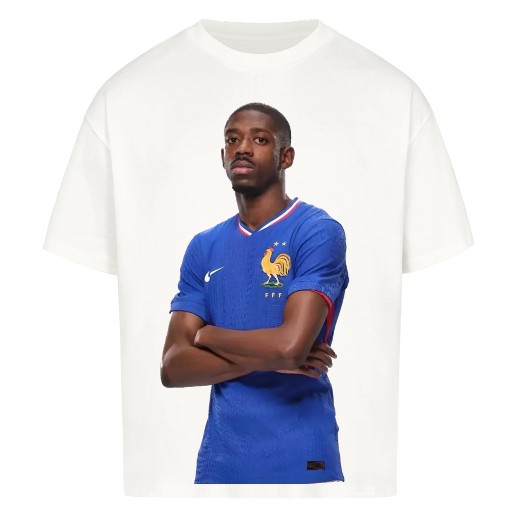 Fußball Fan T-Shirt – Ousmane Dembele – Oversized Shirt für echte Fußballfans
