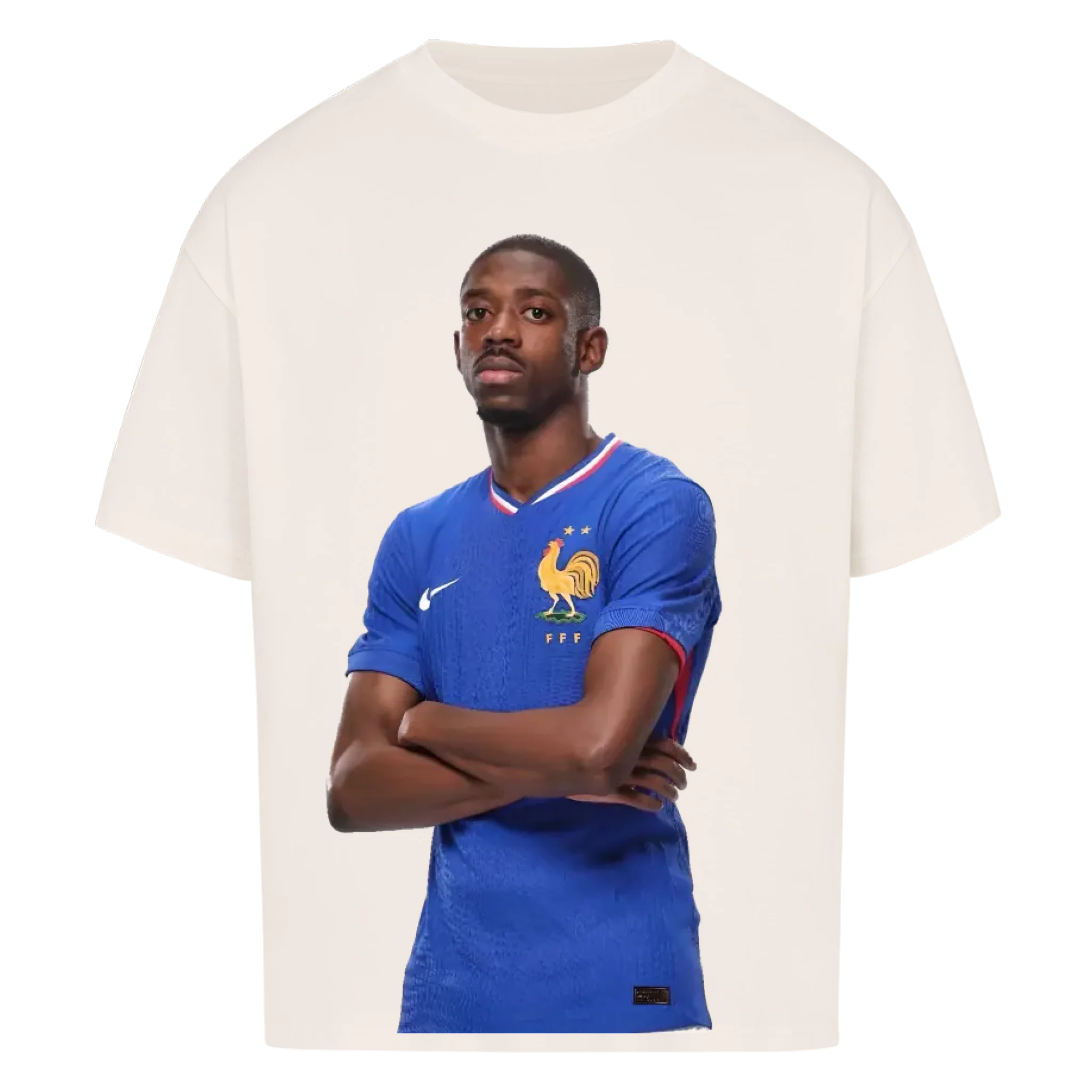 Fußball Fan T-Shirt – Ousmane Dembele – Oversized Shirt für echte Fußballfans