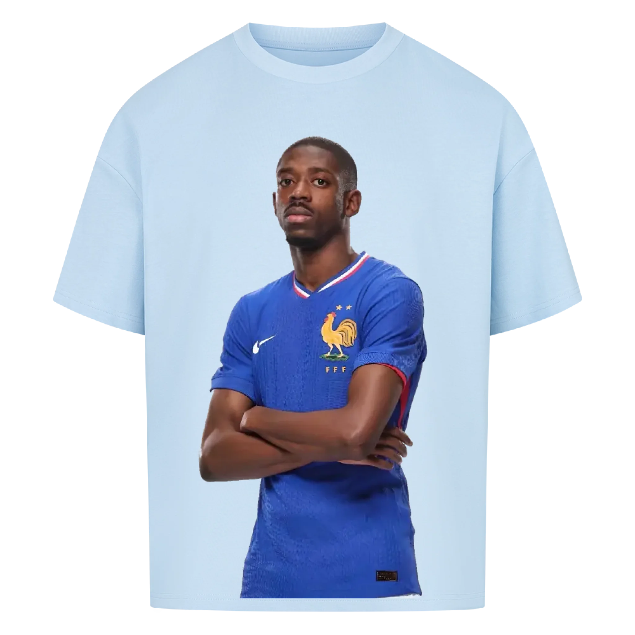 Fußball Fan T-Shirt – Ousmane Dembele – Oversized Shirt für echte Fußballfans