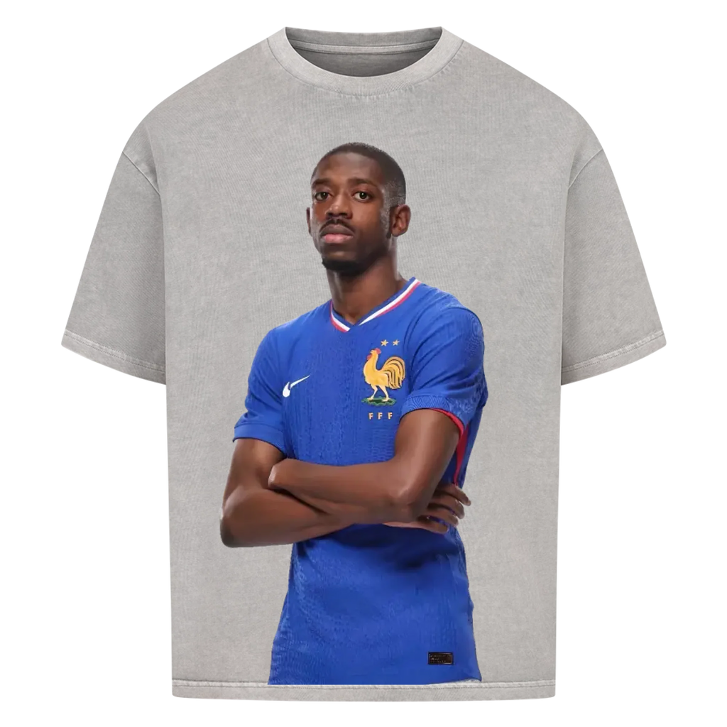 Fußball Fan T-Shirt – Ousmane Dembele – Oversized Shirt für echte Fußballfans