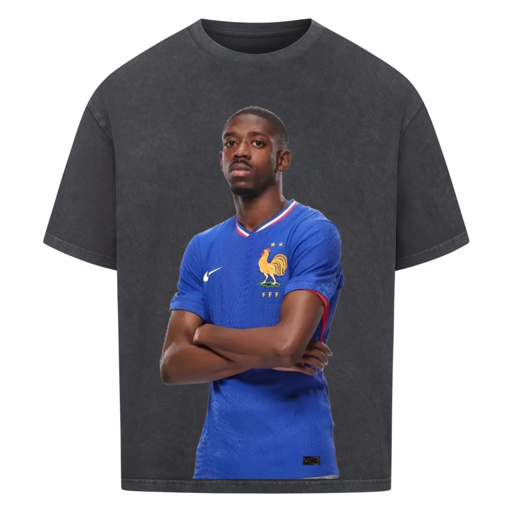 Fußball Fan T-Shirt – Ousmane Dembele – Oversized Shirt für echte Fußballfans