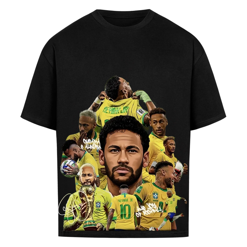 Fußball Fan T-Shirt – Neymar – Oversized Shirt für echte Fußballfans