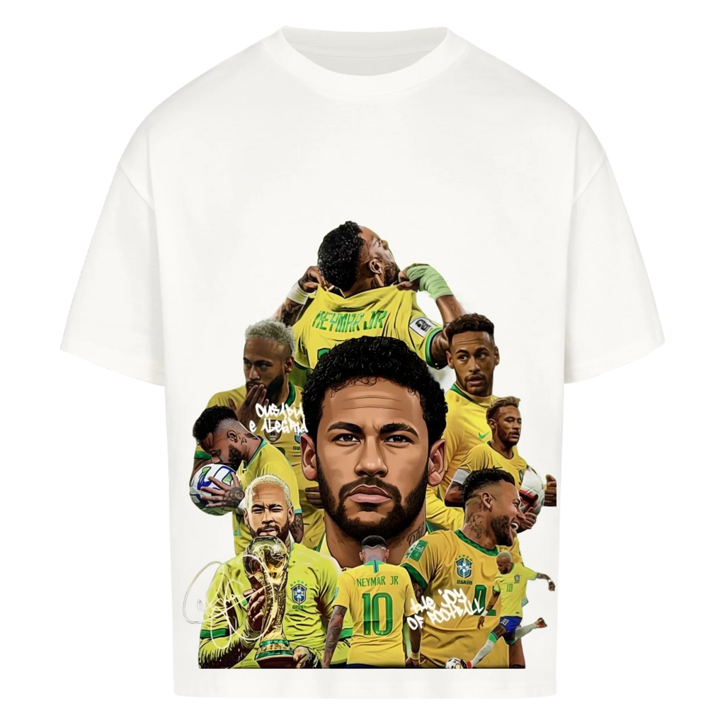 Fußball Fan T-Shirt – Neymar – Oversized Shirt für echte Fußballfans