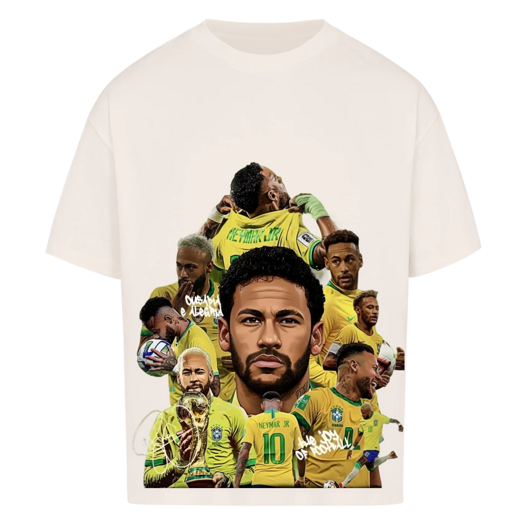 Fußball Fan T-Shirt – Neymar – Oversized Shirt für echte Fußballfans