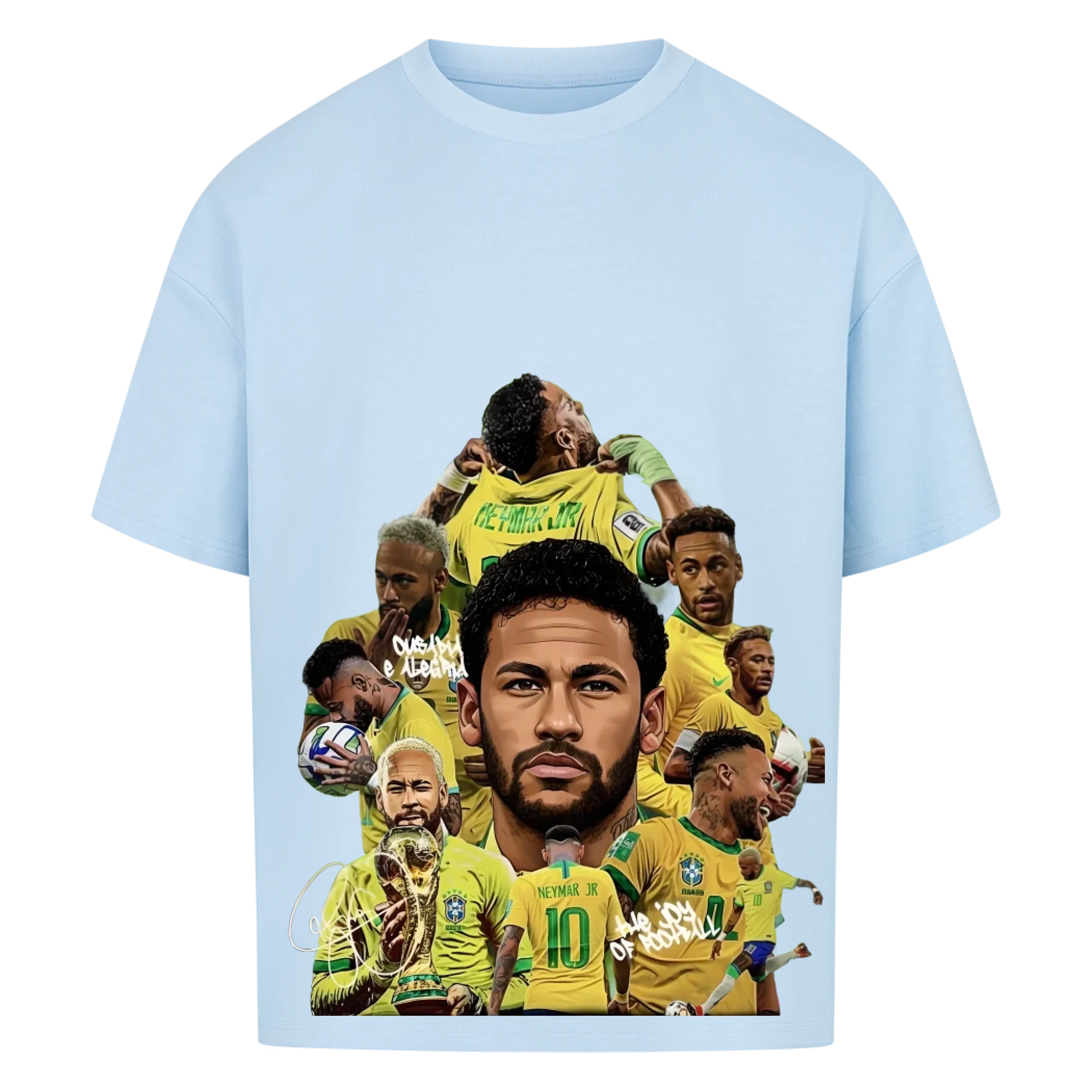 Fußball Fan T-Shirt – Neymar – Oversized Shirt für echte Fußballfans