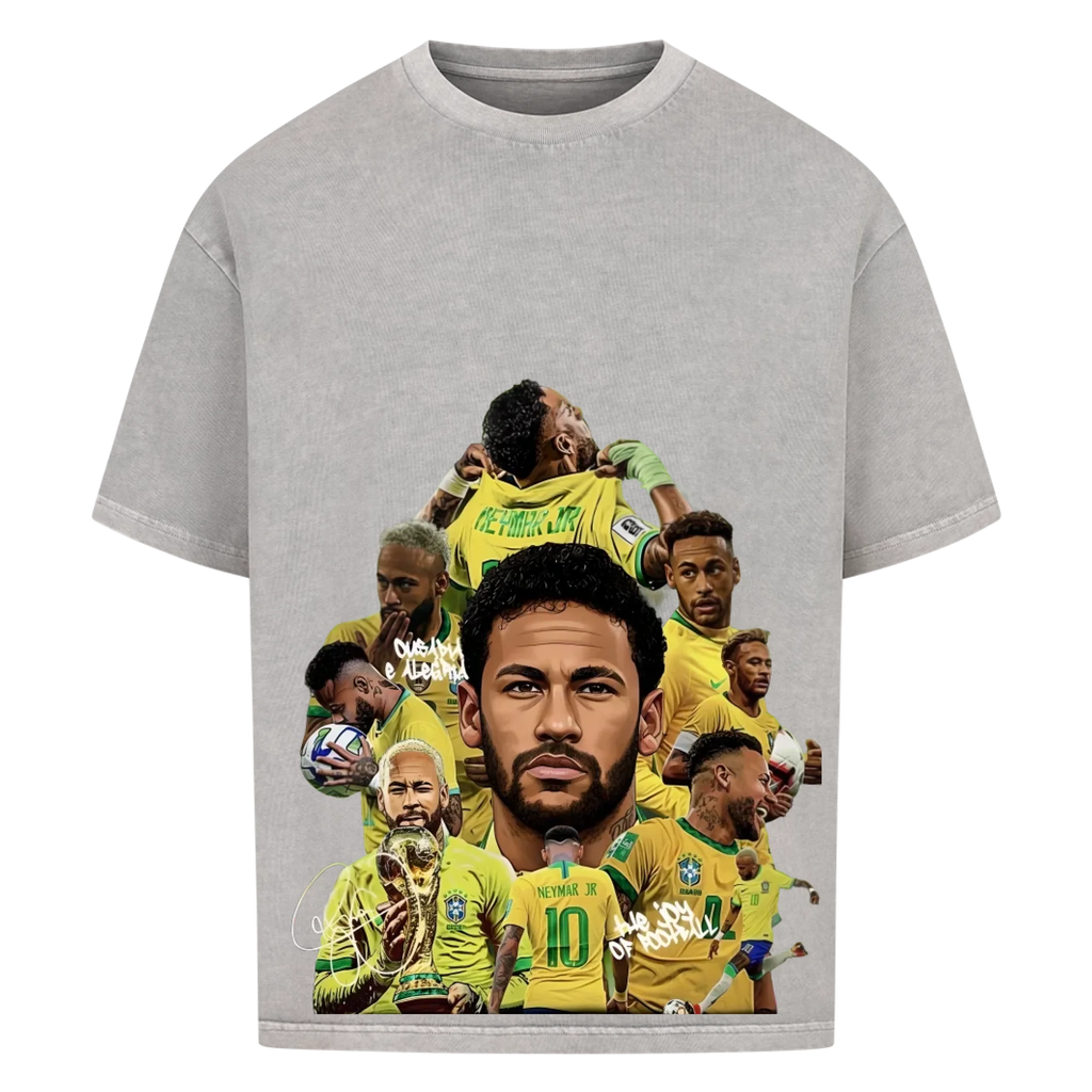 Fußball Fan T-Shirt – Neymar – Oversized Shirt für echte Fußballfans