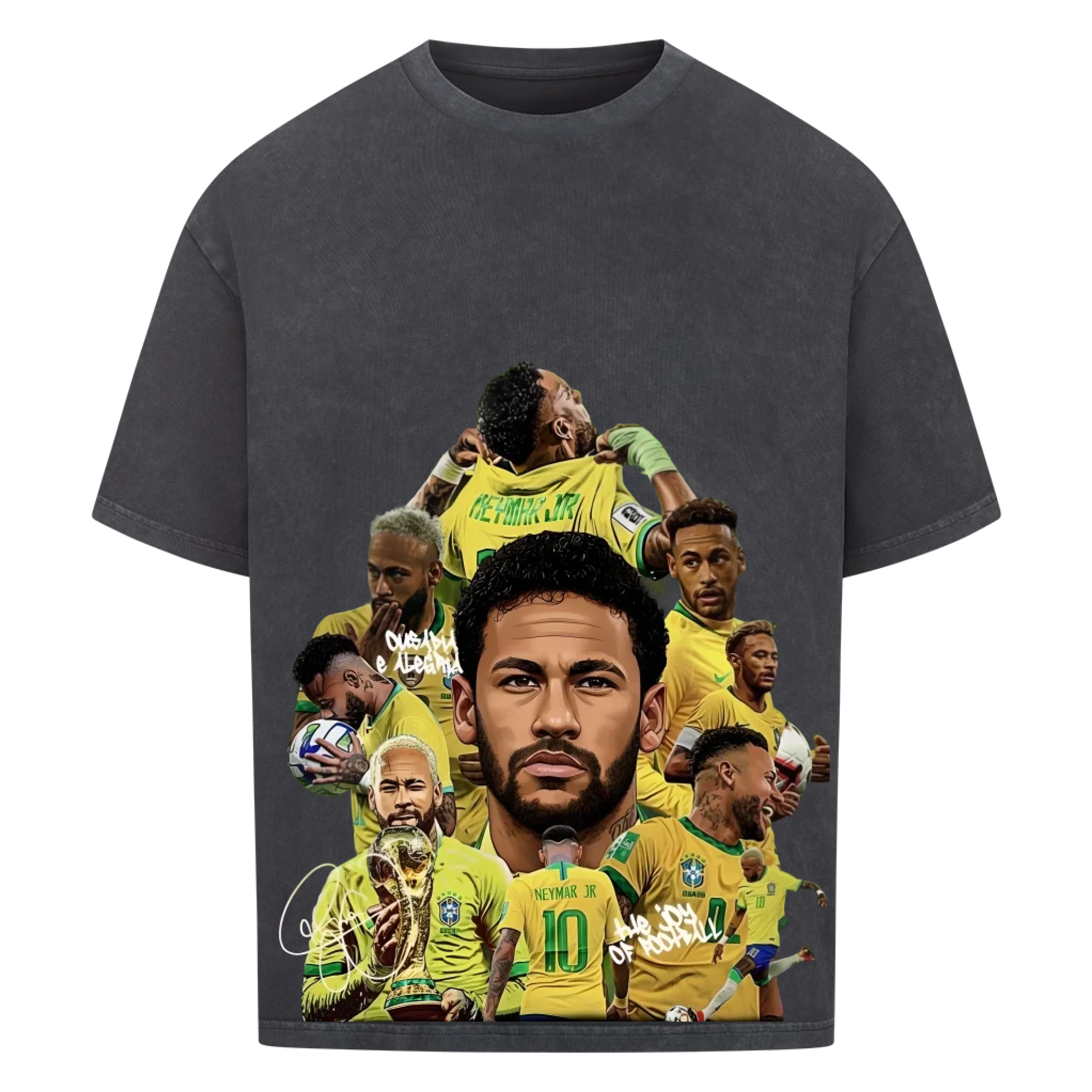 Fußball Fan T-Shirt – Neymar – Oversized Shirt für echte Fußballfans