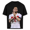 Fußball Fan T-Shirt - Hakan Çalhanoğlu – Oversized Shirt für echte Fußballfans
