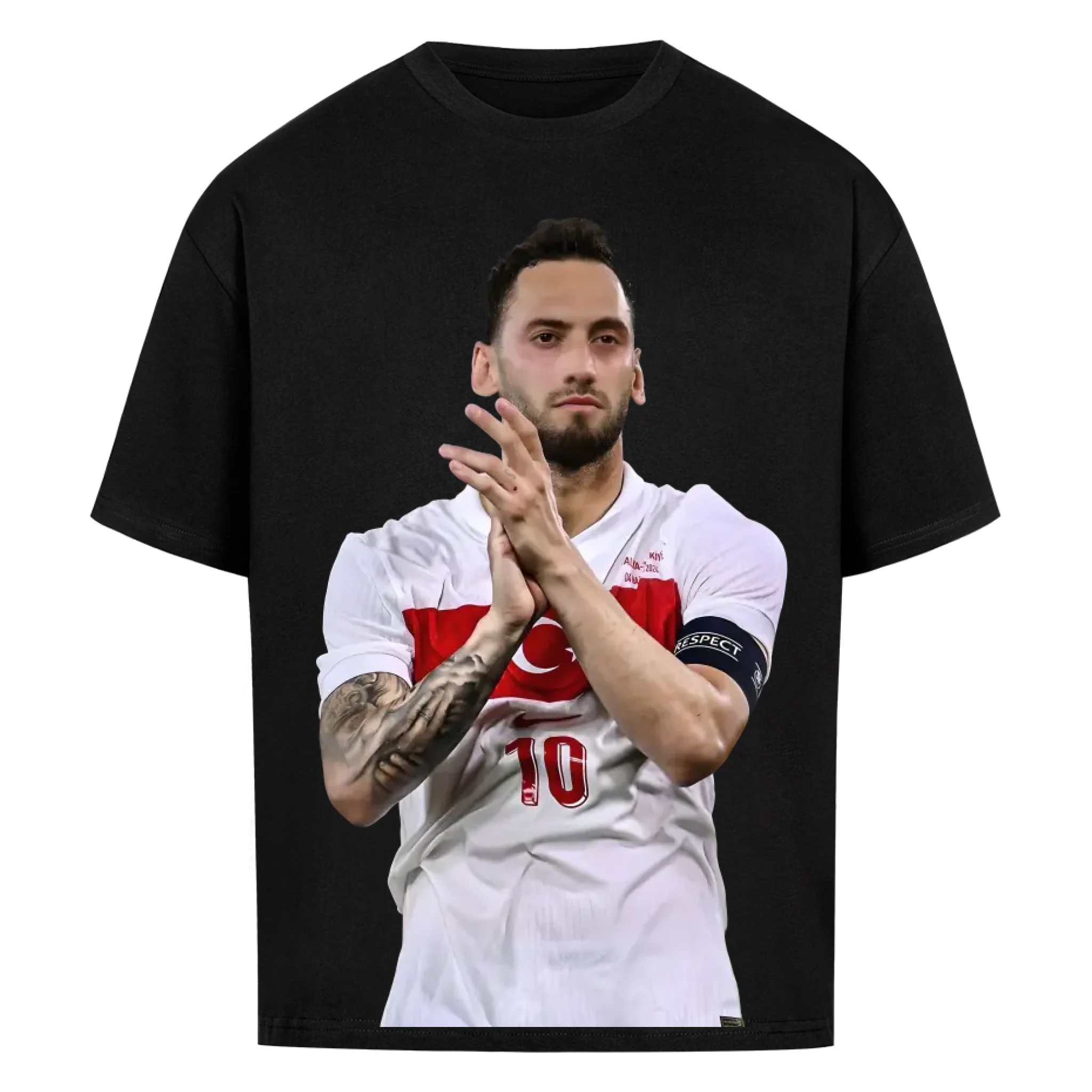 Fußball Fan T-Shirt - Hakan Çalhanoğlu – Oversized Shirt für echte Fußballfans
