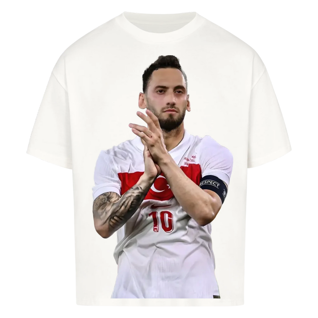 Fußball Fan T-Shirt - Hakan Çalhanoğlu – Oversized Shirt für echte Fußballfans