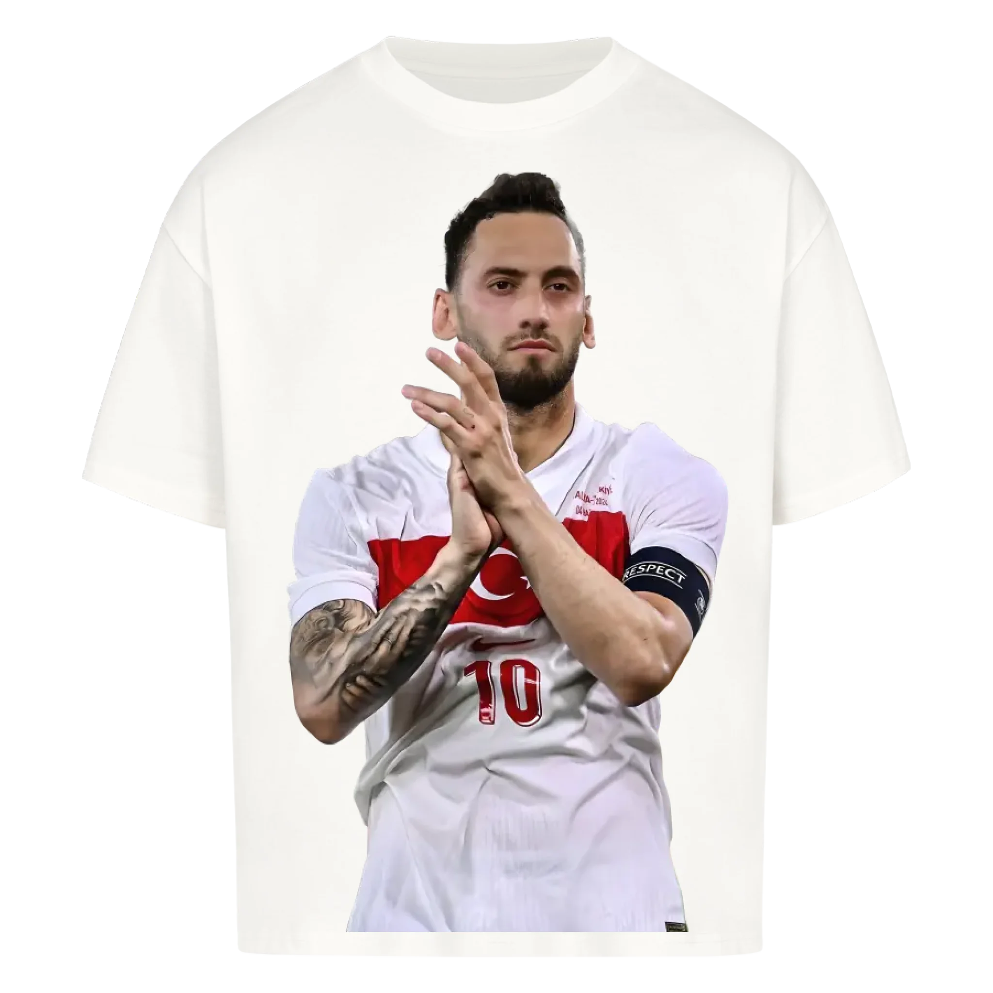 Fußball Fan T-Shirt - Hakan Çalhanoğlu – Oversized Shirt für echte Fußballfans