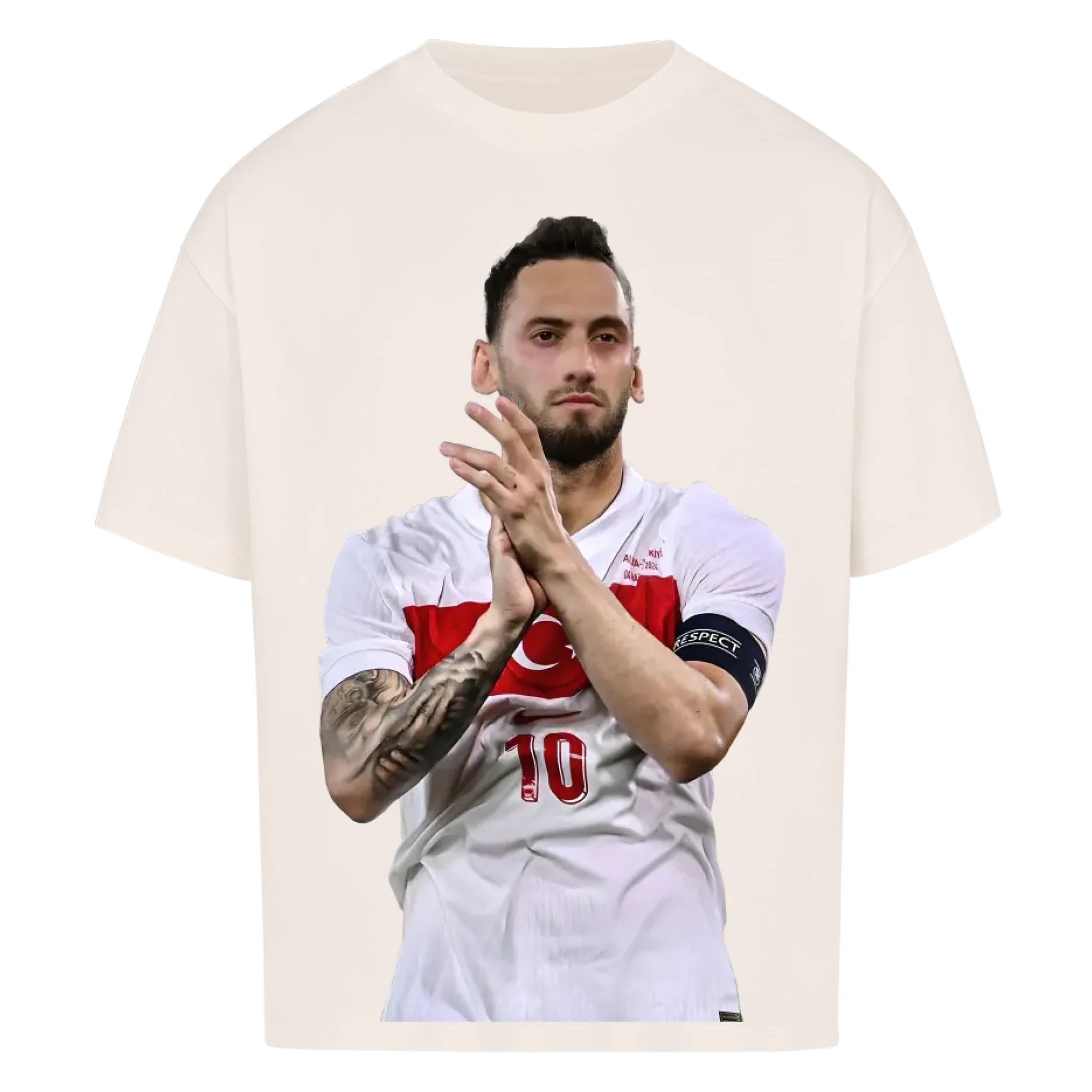 Fußball Fan T-Shirt - Hakan Çalhanoğlu – Oversized Shirt für echte Fußballfans