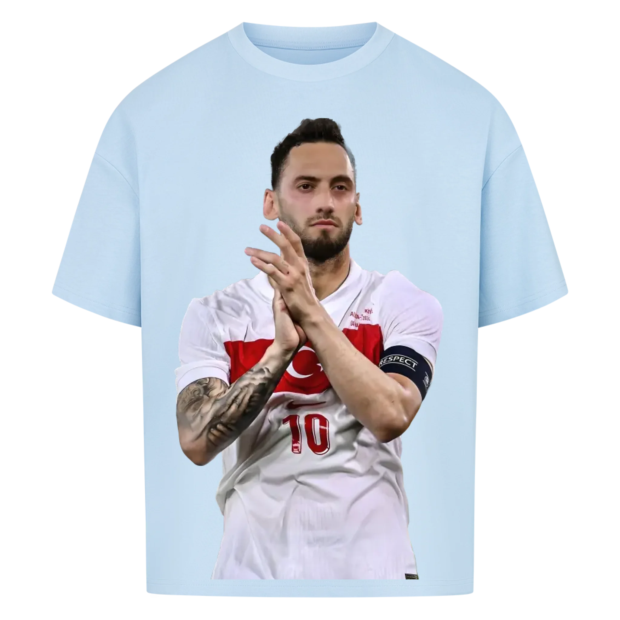 Fußball Fan T-Shirt - Hakan Çalhanoğlu – Oversized Shirt für echte Fußballfans