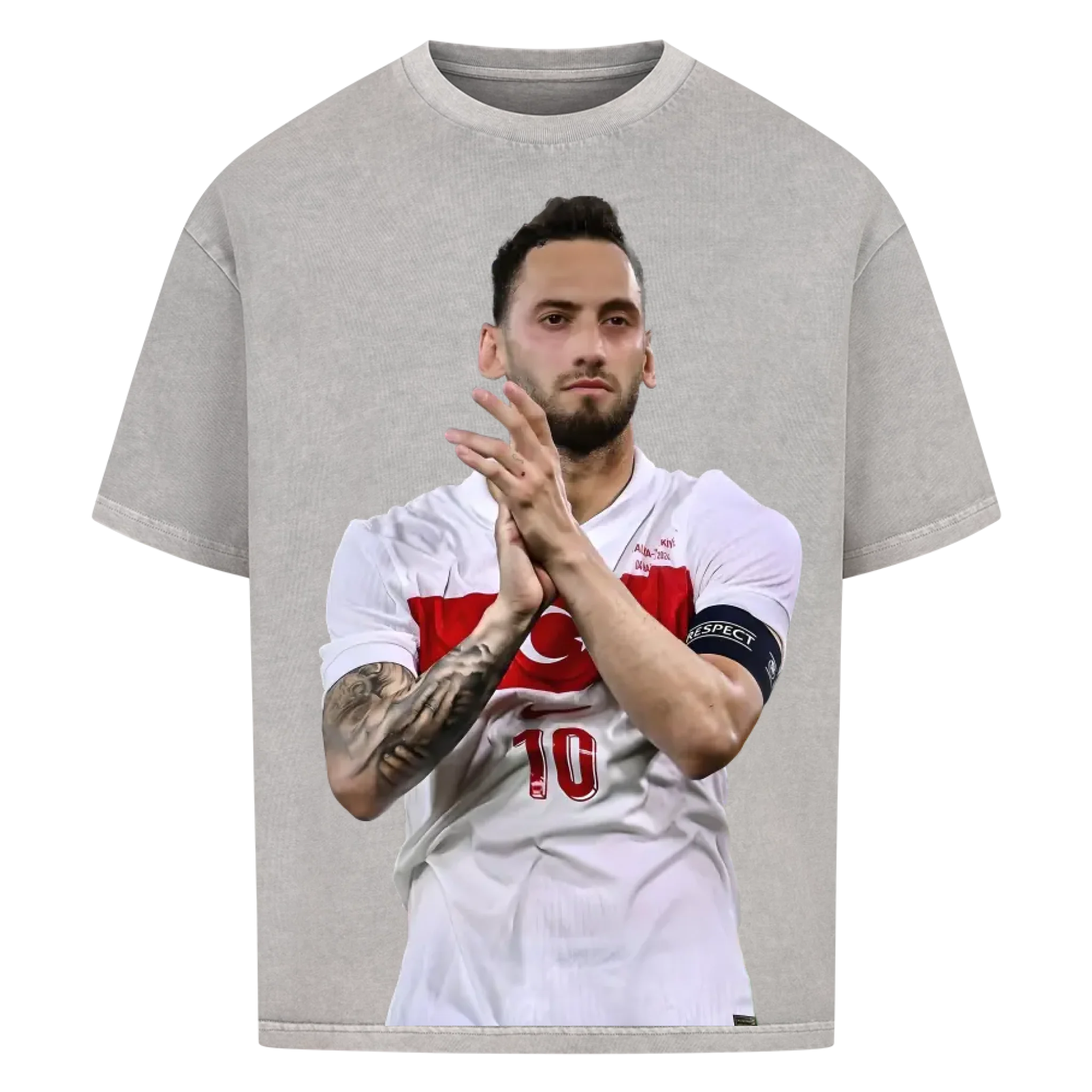 Fußball Fan T-Shirt - Hakan Çalhanoğlu – Oversized Shirt für echte Fußballfans