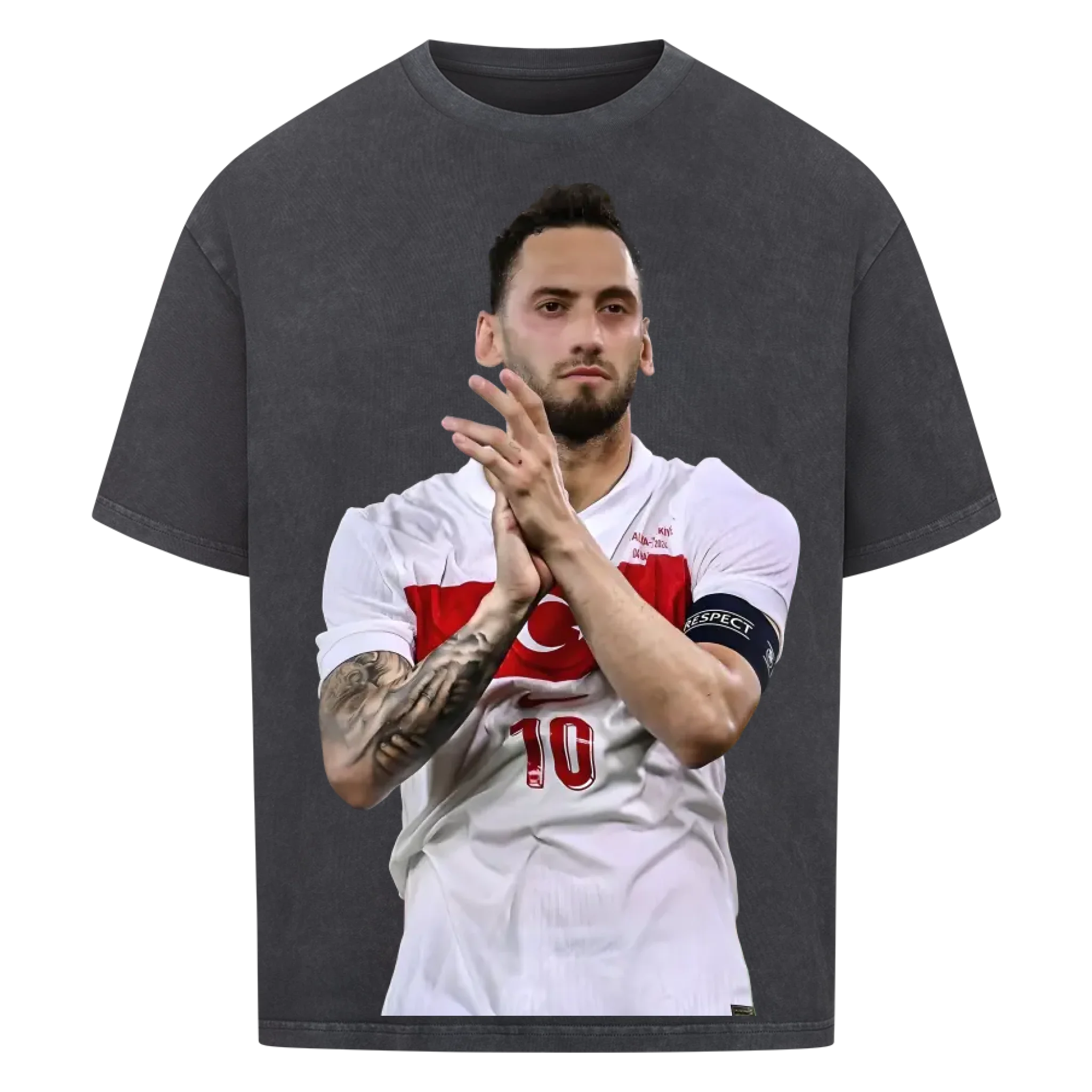 Fußball Fan T-Shirt - Hakan Çalhanoğlu – Oversized Shirt für echte Fußballfans