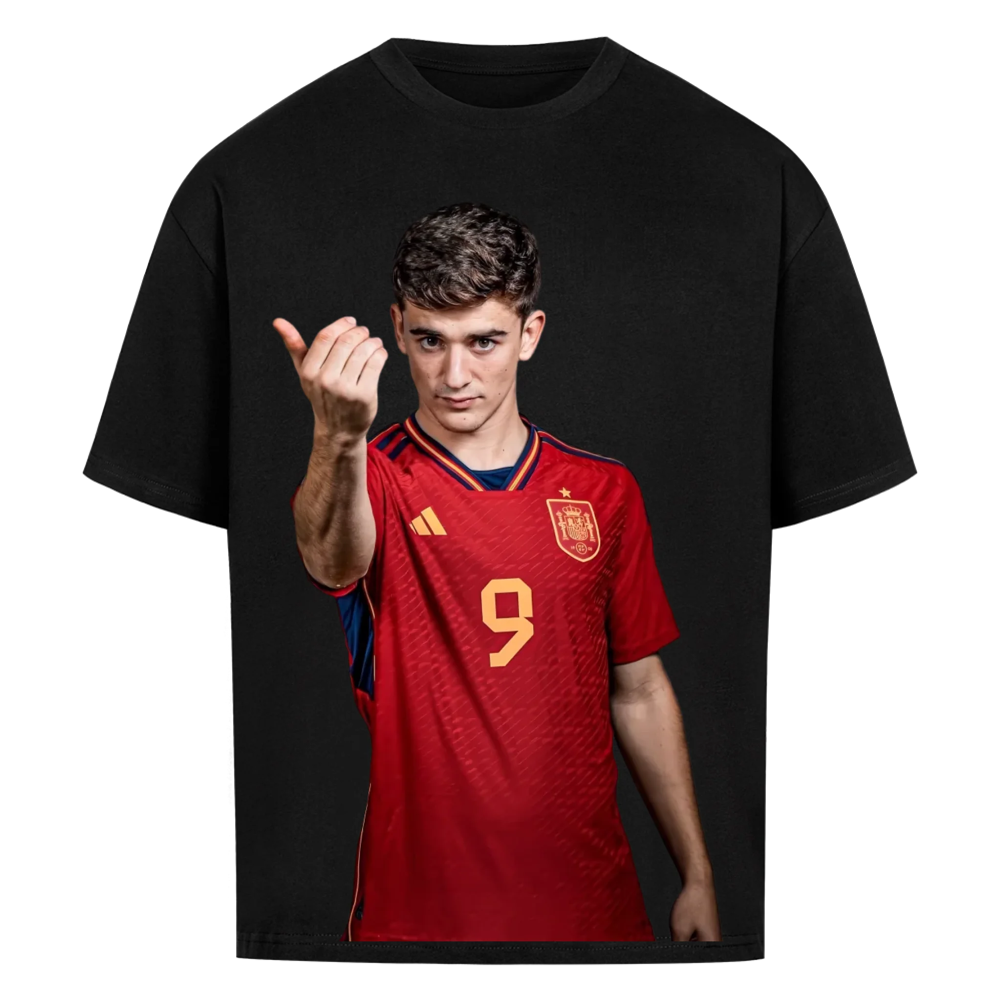 Fußball Fan T-Shirt - Pablo Gavi – Oversized Shirt für echte Fußballfans