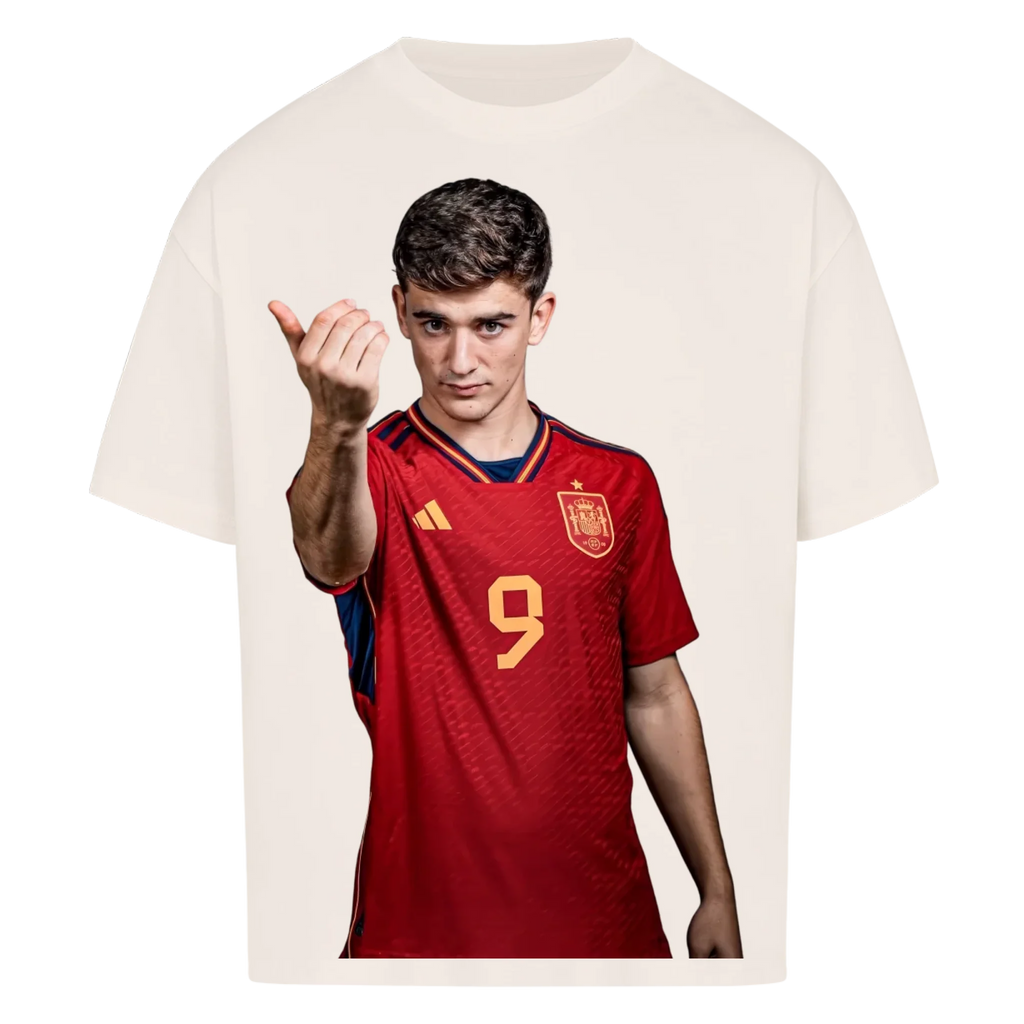 Fußball Fan T-Shirt - Pablo Gavi – Oversized Shirt für echte Fußballfans