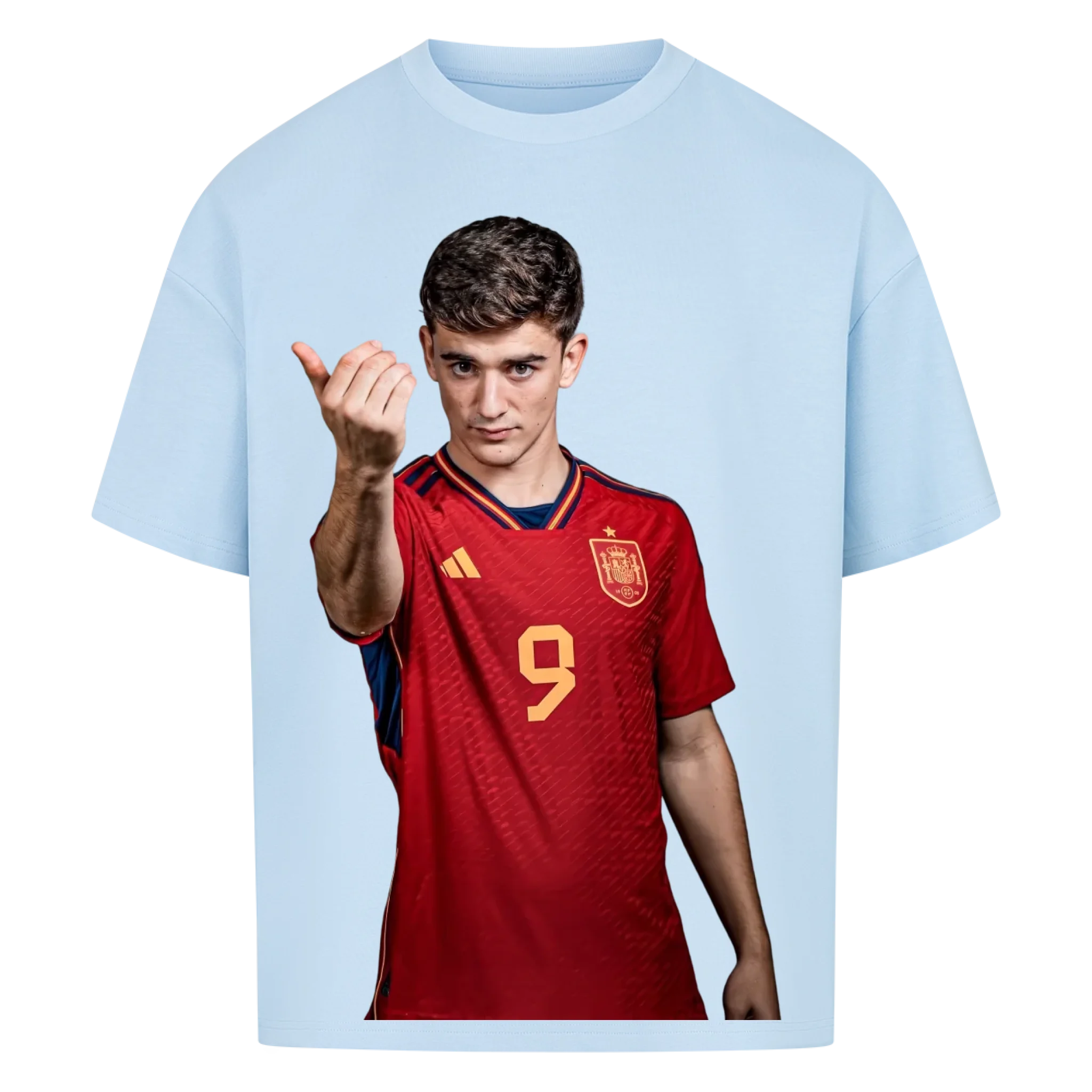 Fußball Fan T-Shirt - Pablo Gavi – Oversized Shirt für echte Fußballfans