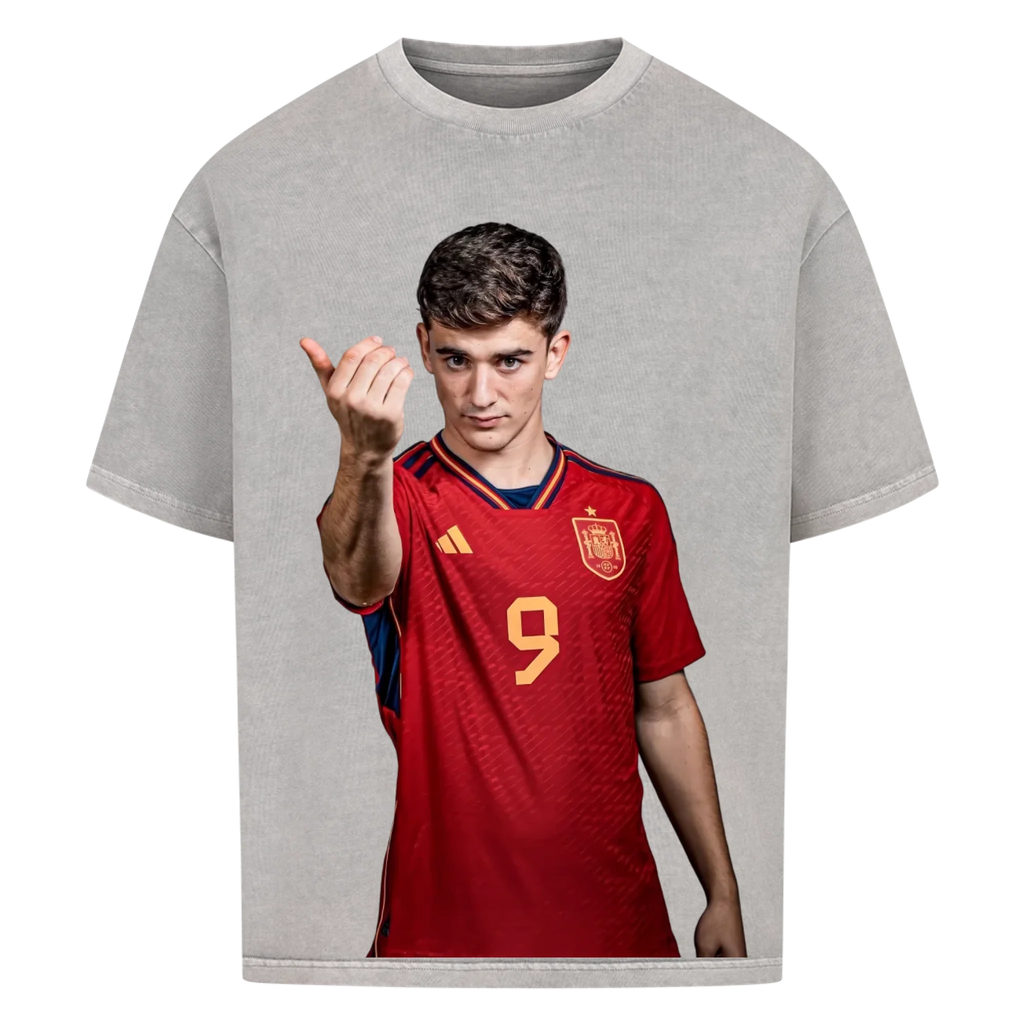 Fußball Fan T-Shirt - Pablo Gavi – Oversized Shirt für echte Fußballfans