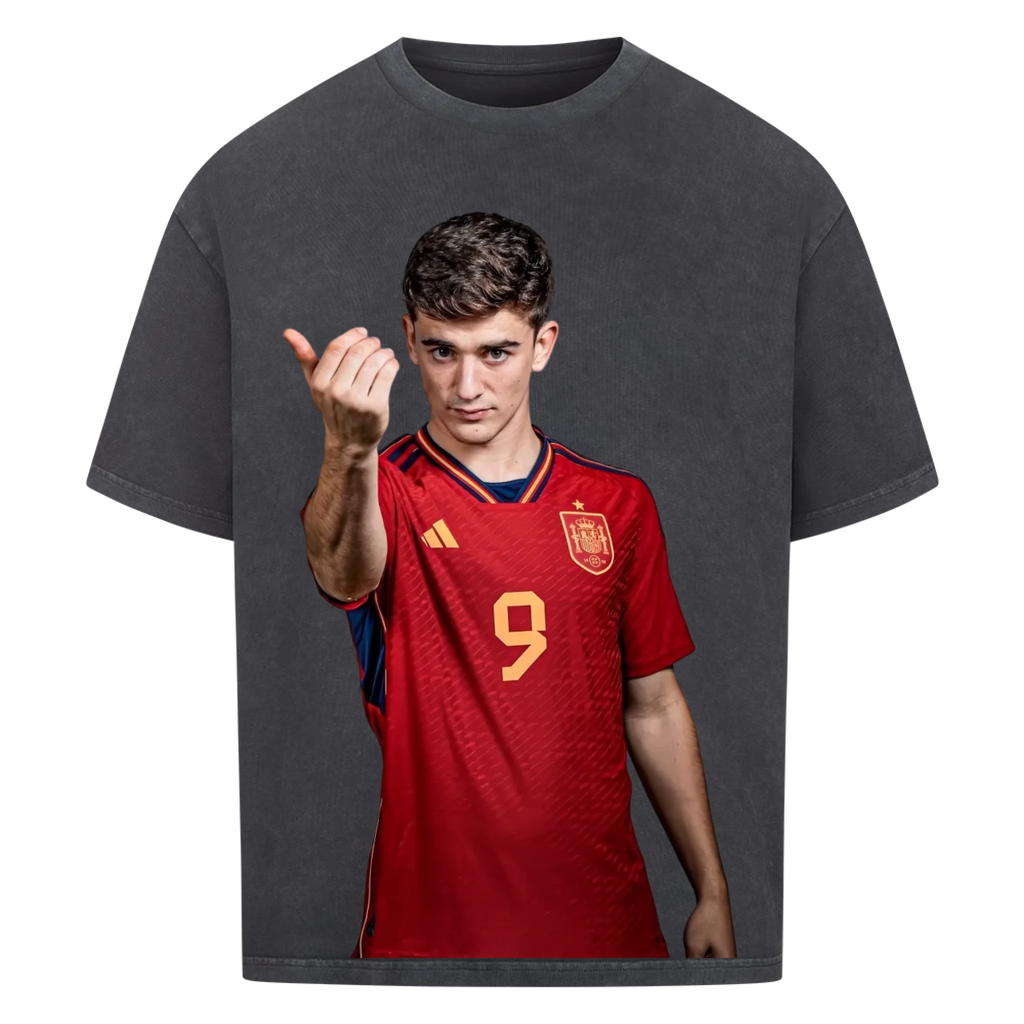 Fußball Fan T-Shirt - Pablo Gavi – Oversized Shirt für echte Fußballfans