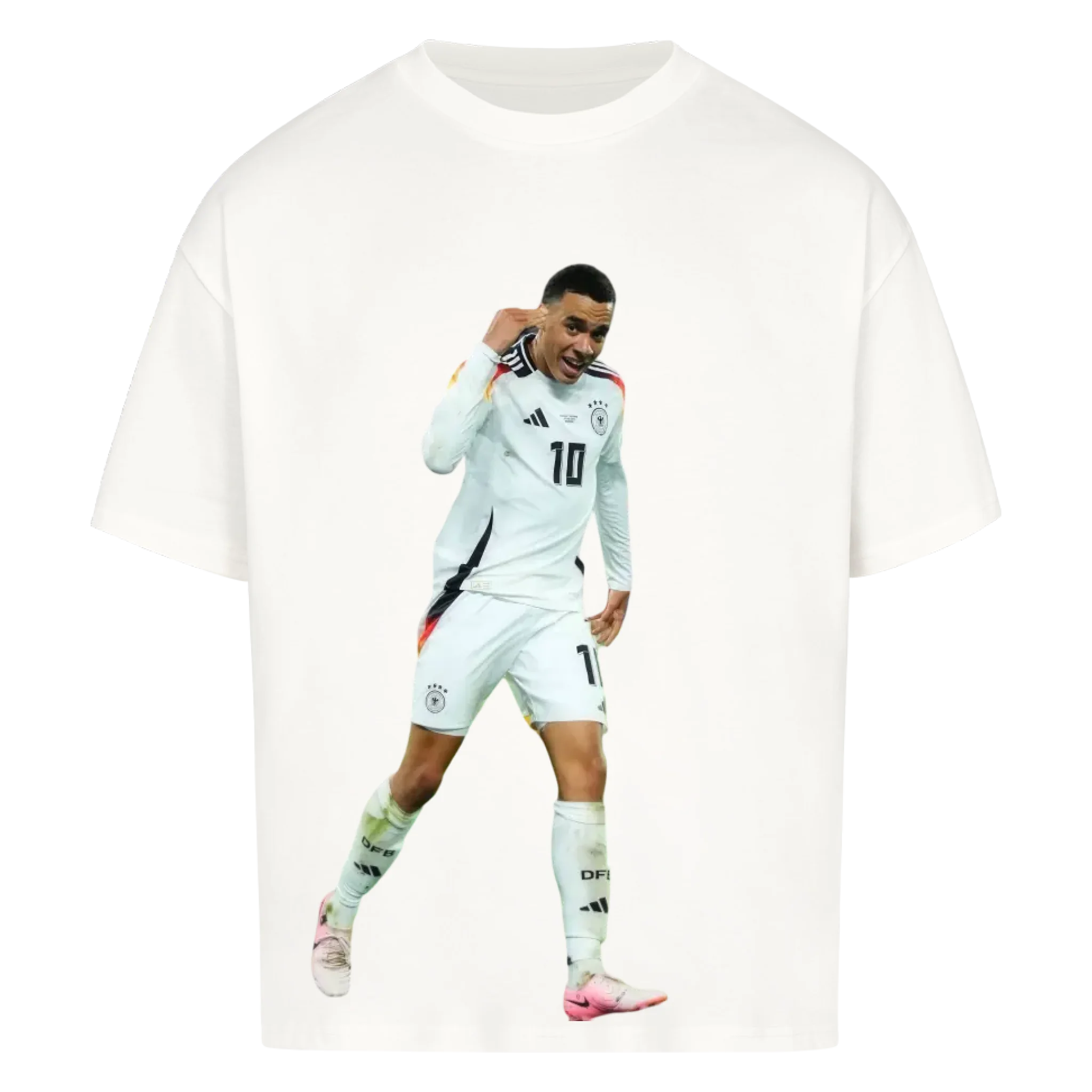 Fußball Fan T-Shirt - Jamal Musiala – Oversized Shirt für echte Fußballfans