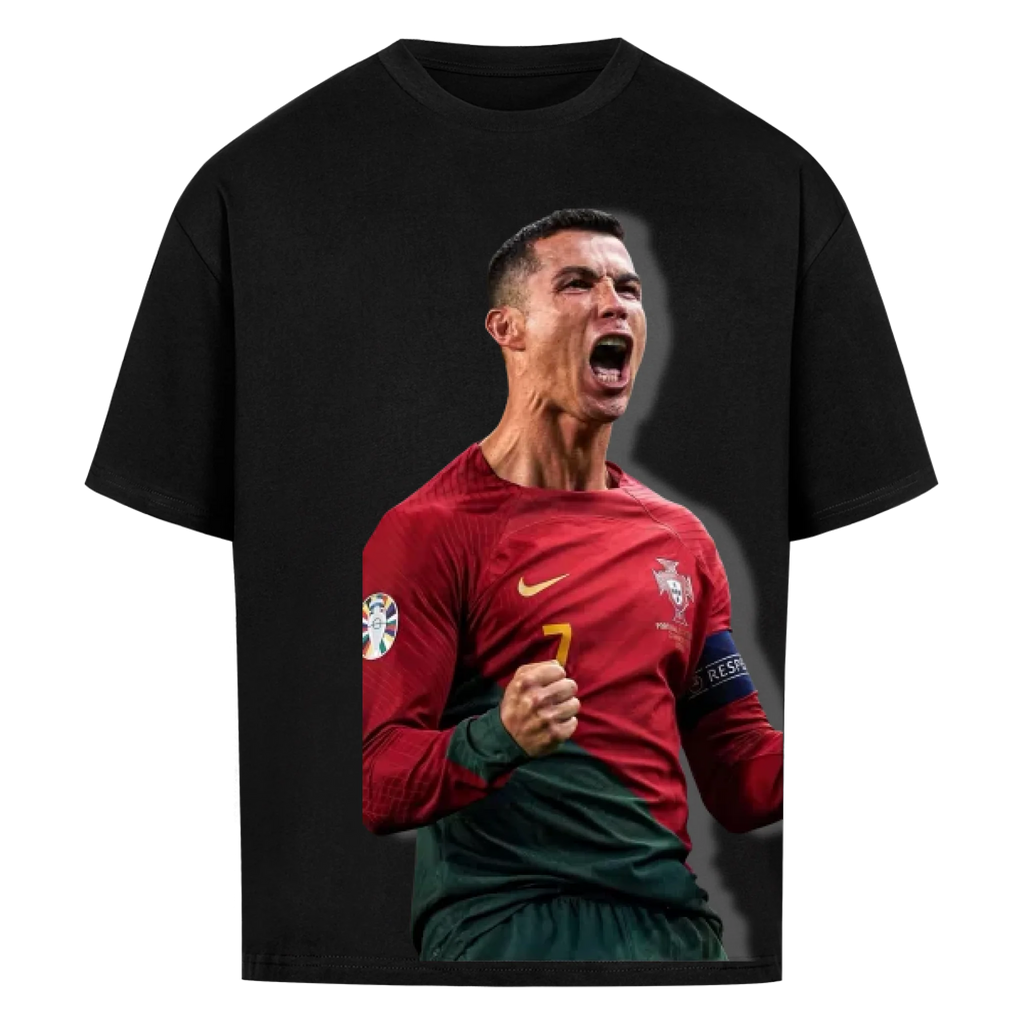 Fußball Fan T-Shirt - Christiano Ronaldo – Oversized Shirt für echte Fußballfans
