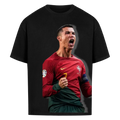 Fußball Fan T-Shirt - Christiano Ronaldo – Oversized Shirt für echte Fußballfans