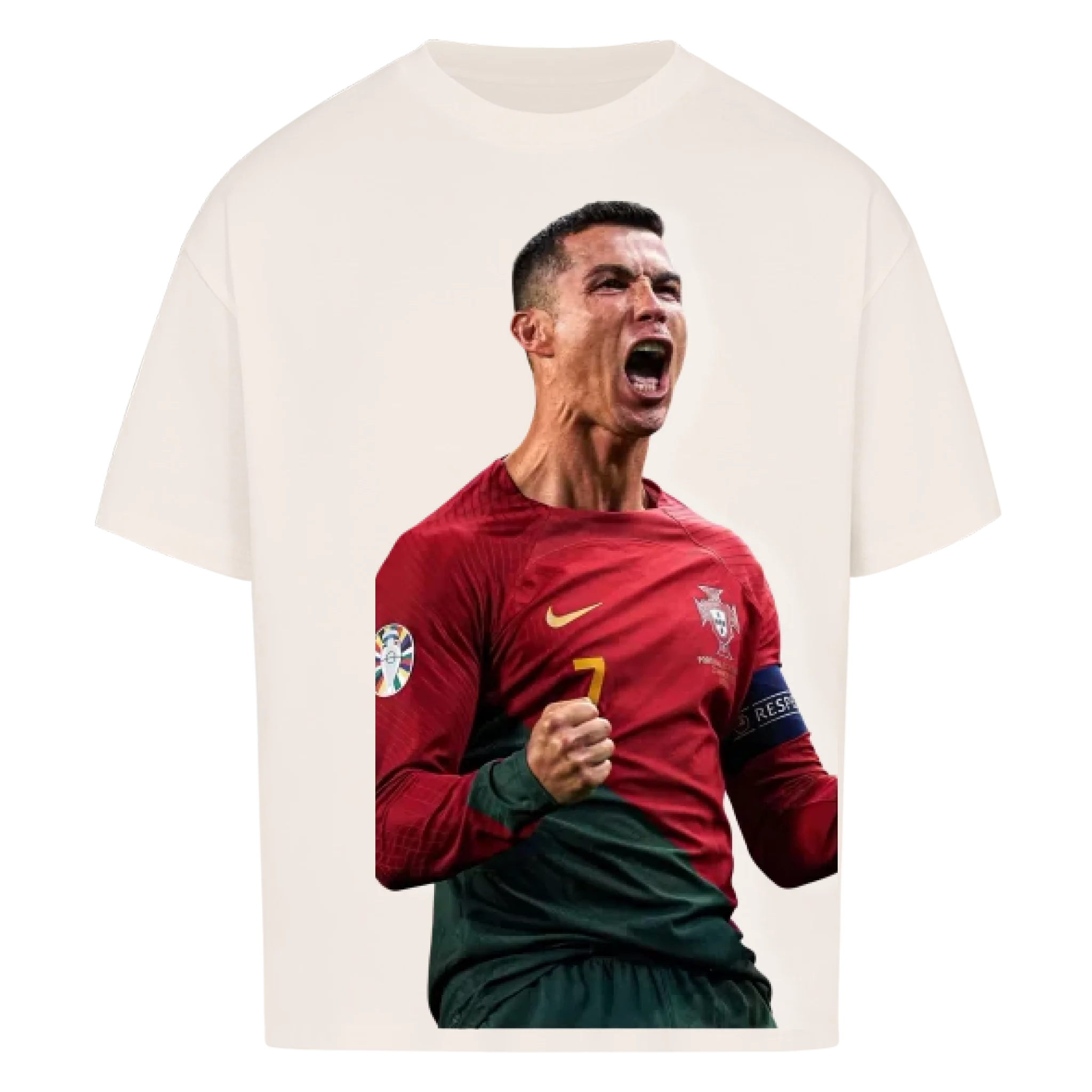 Fußball Fan T-Shirt - Christiano Ronaldo – Oversized Shirt für echte Fußballfans