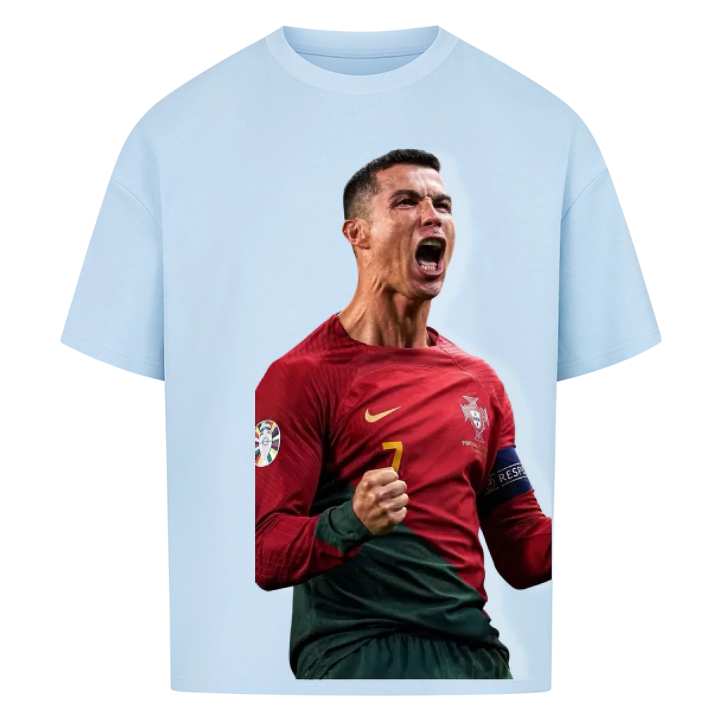 Fußball Fan T-Shirt - Christiano Ronaldo – Oversized Shirt für echte Fußballfans