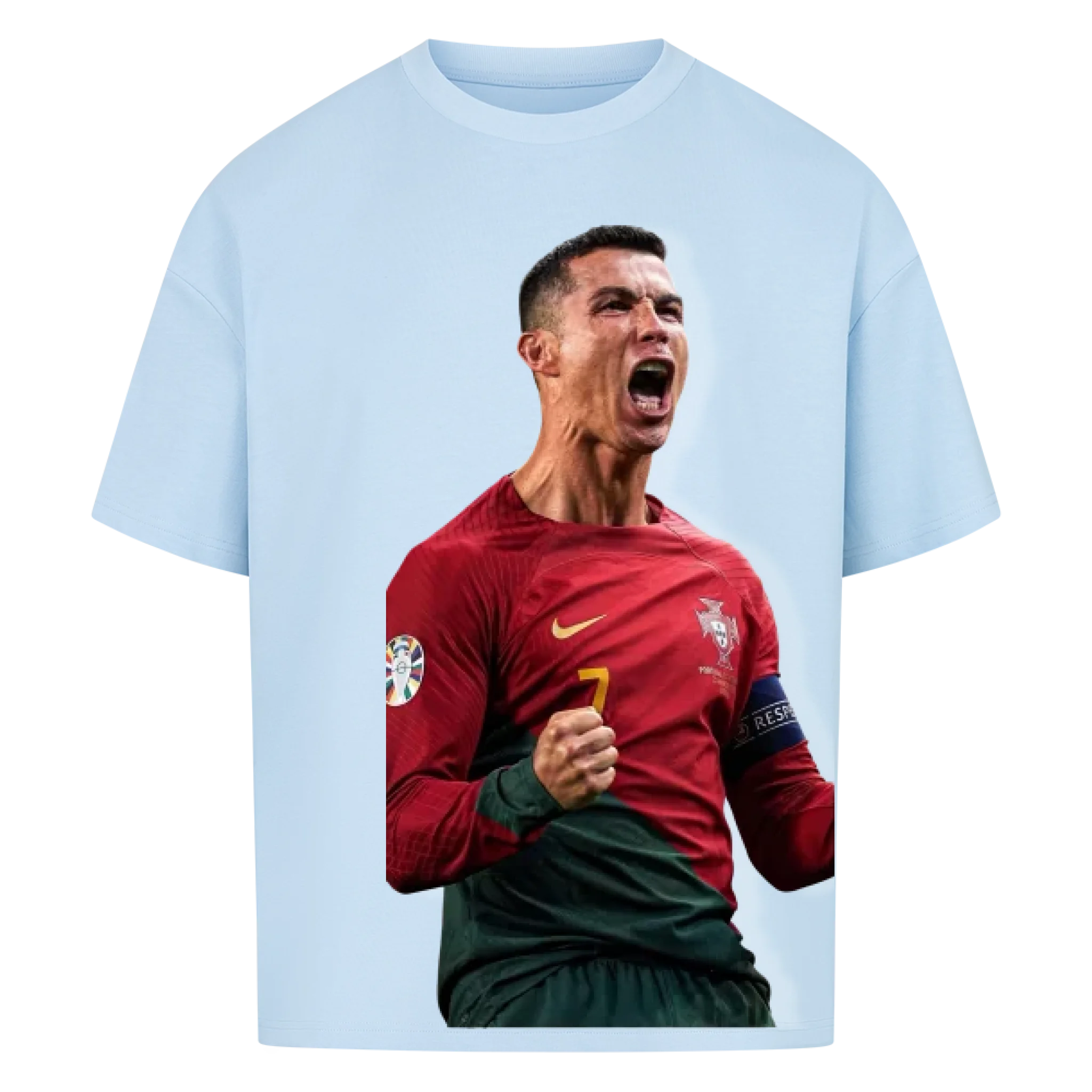 Fußball Fan T-Shirt - Christiano Ronaldo – Oversized Shirt für echte Fußballfans