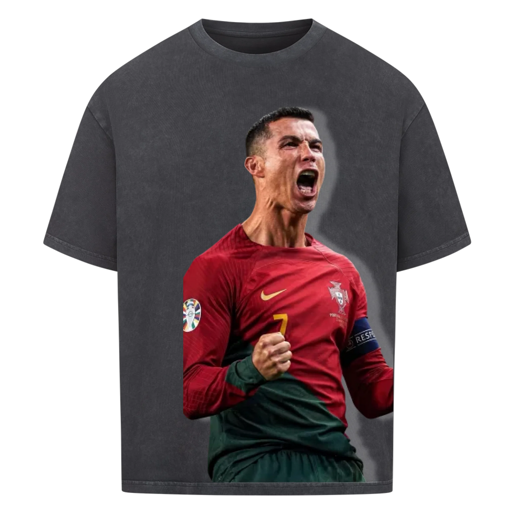 Fußball Fan T-Shirt - Christiano Ronaldo – Oversized Shirt für echte Fußballfans