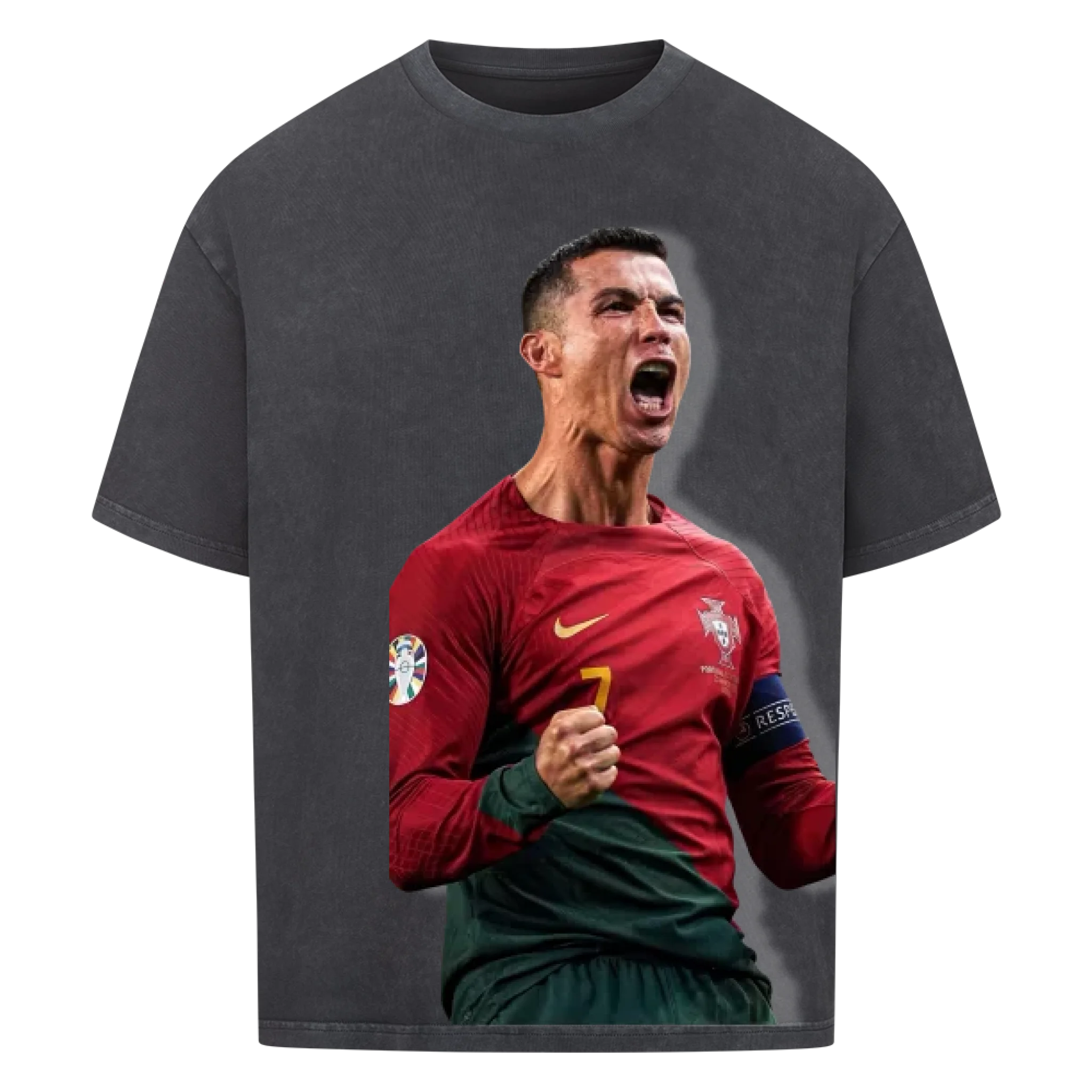 Fußball Fan T-Shirt - Christiano Ronaldo – Oversized Shirt für echte Fußballfans