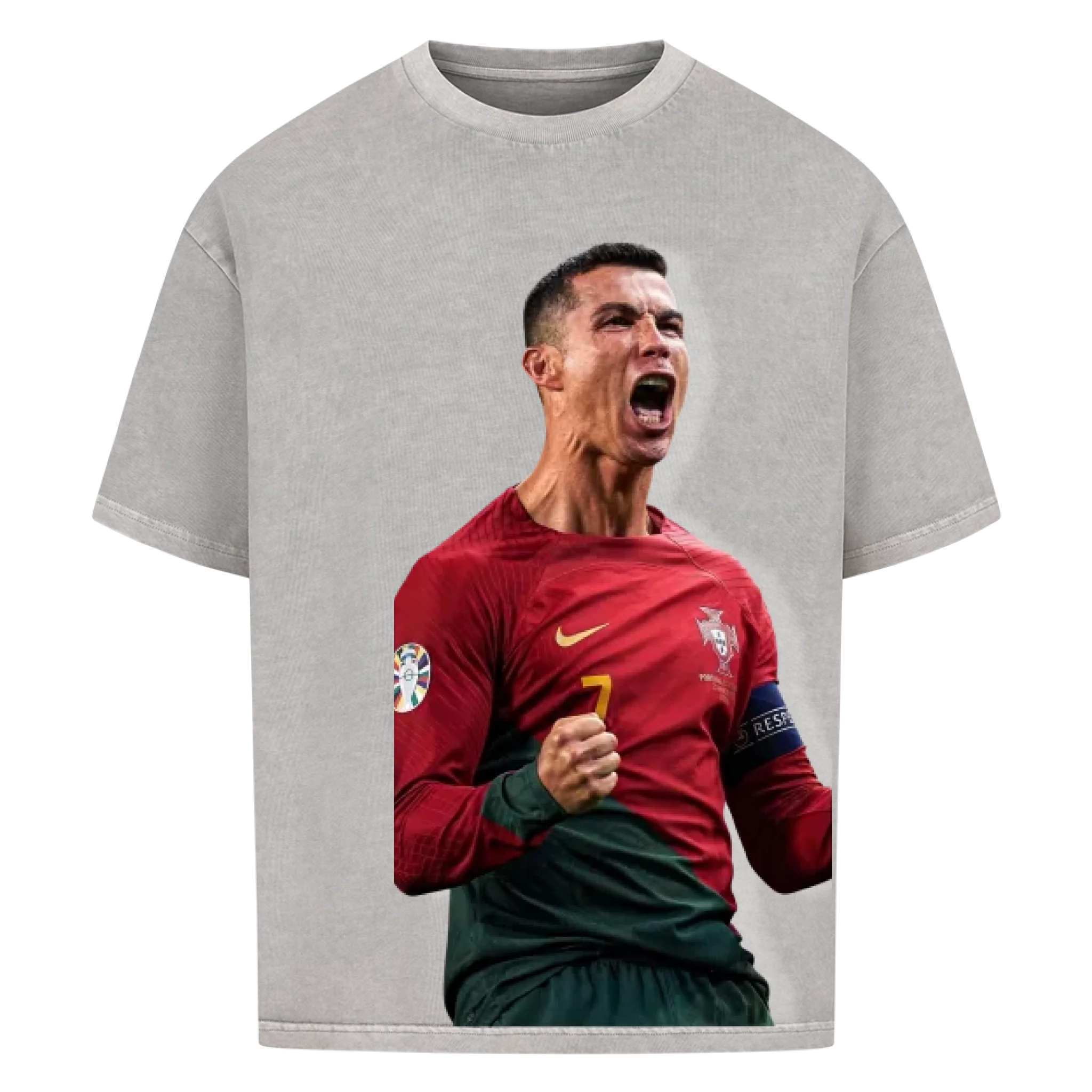 Fußball Fan T-Shirt - Christiano Ronaldo – Oversized Shirt für echte Fußballfans