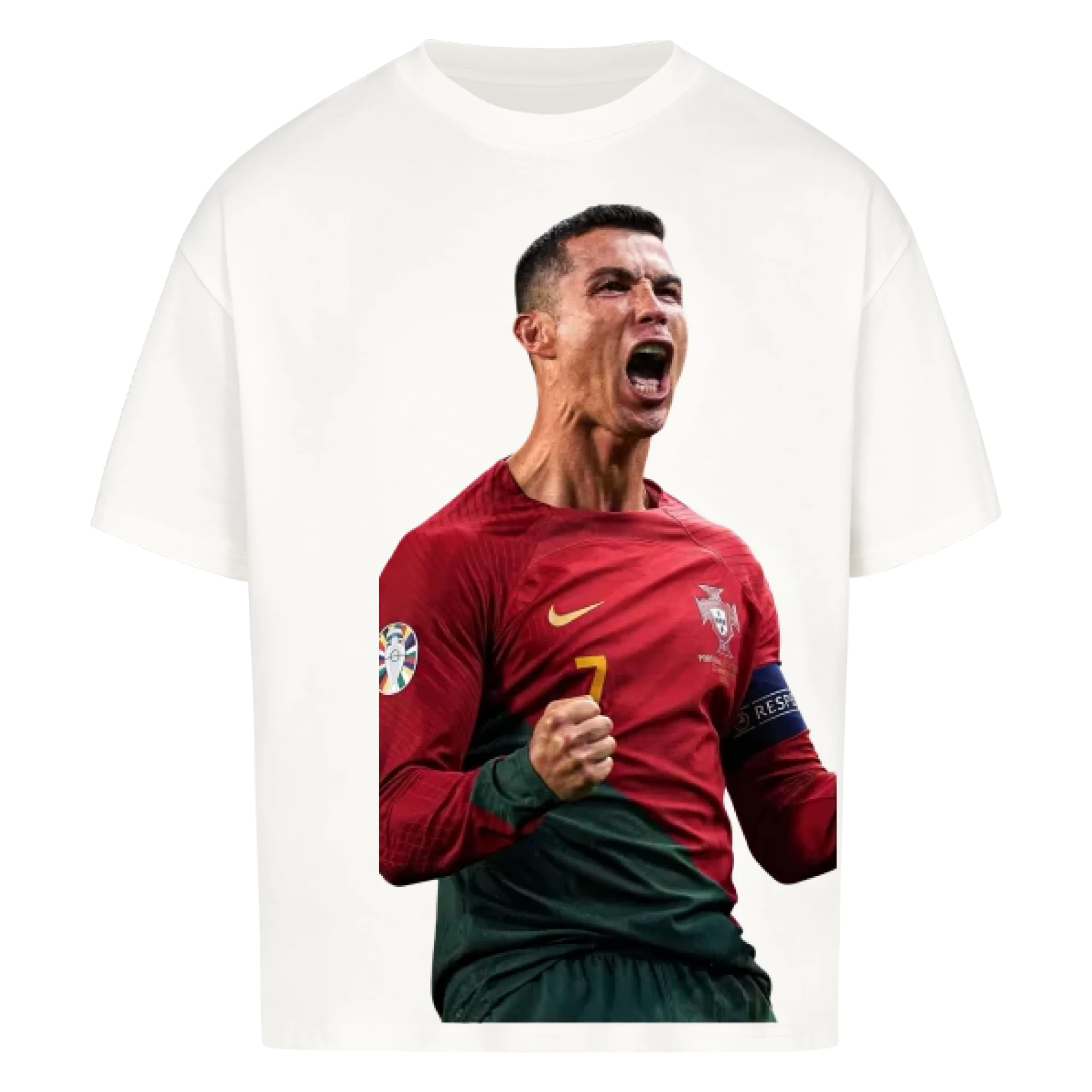 Fußball Fan T-Shirt - Christiano Ronaldo – Oversized Shirt für echte Fußballfans