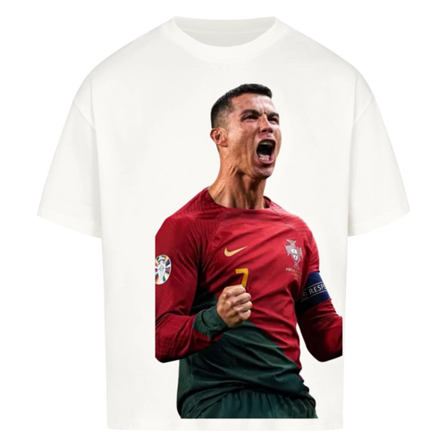 Fußball Fan T-Shirt - Christiano Ronaldo – Oversized Shirt für echte Fußballfans