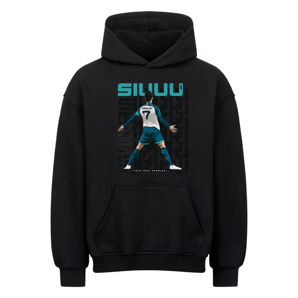 SIUUU Fußball Hoodie – Sport Fan Pullover