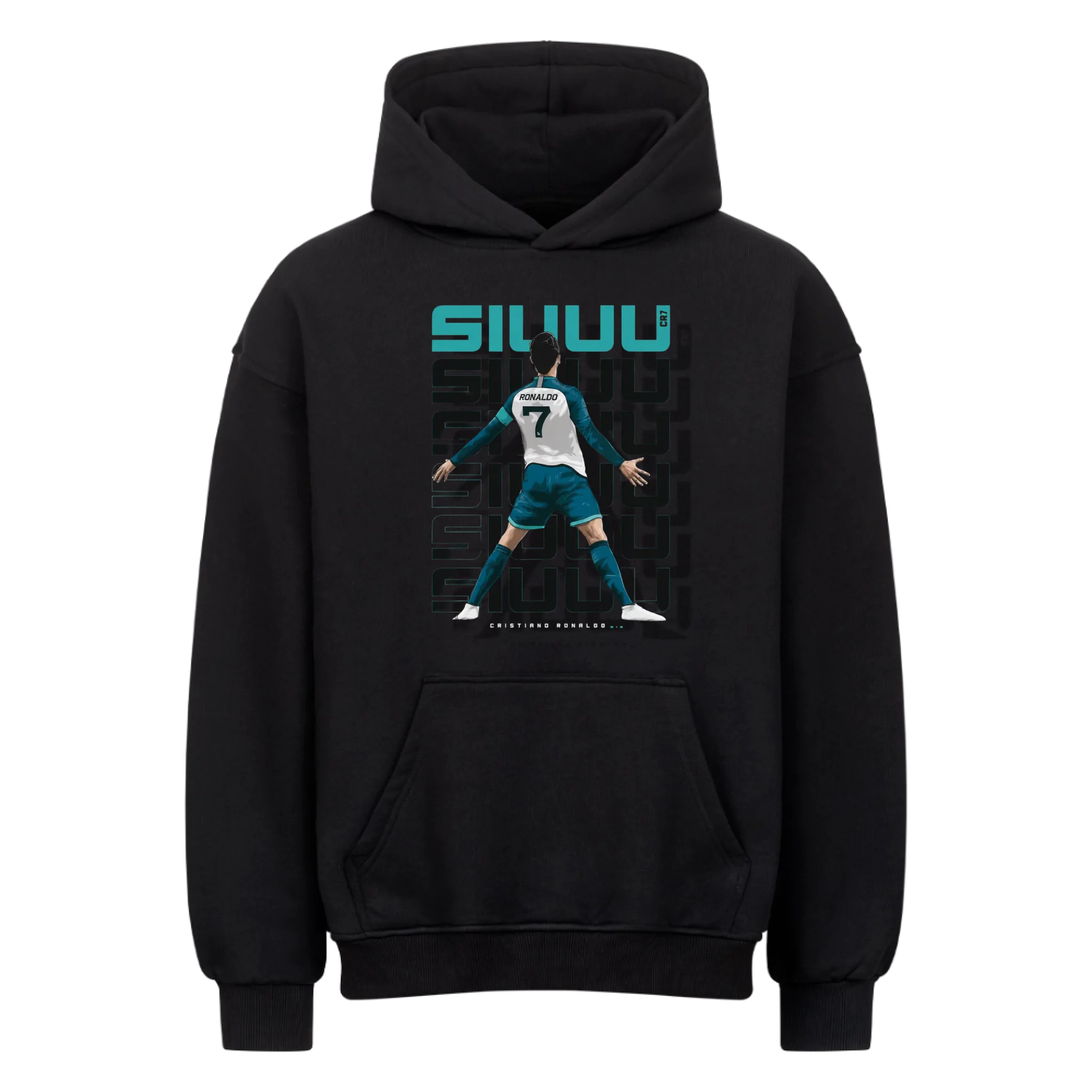 SIUUU Fußball Hoodie – Sport Fan Pullover