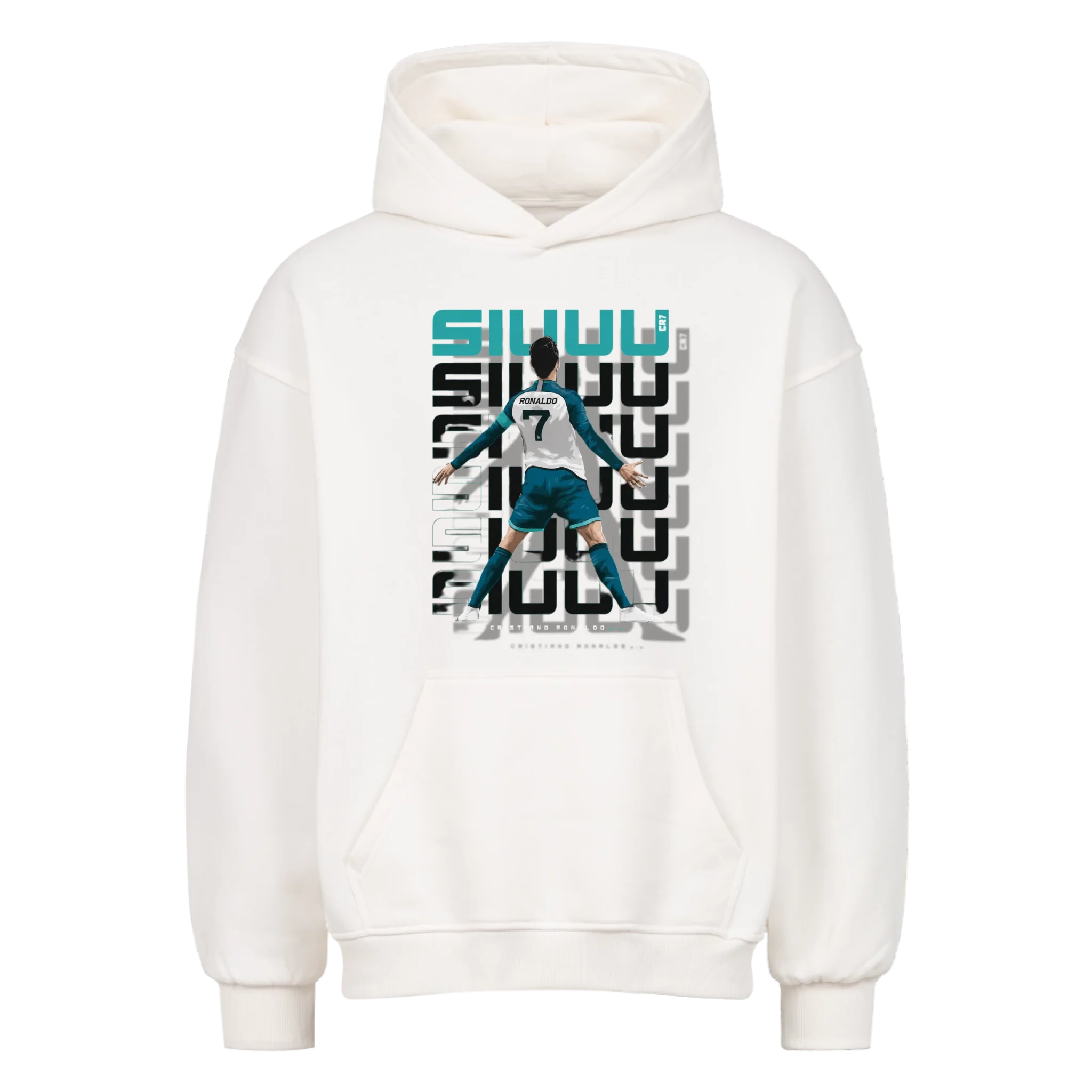 SIUUU Fußball Hoodie – Sport Fan Pullover