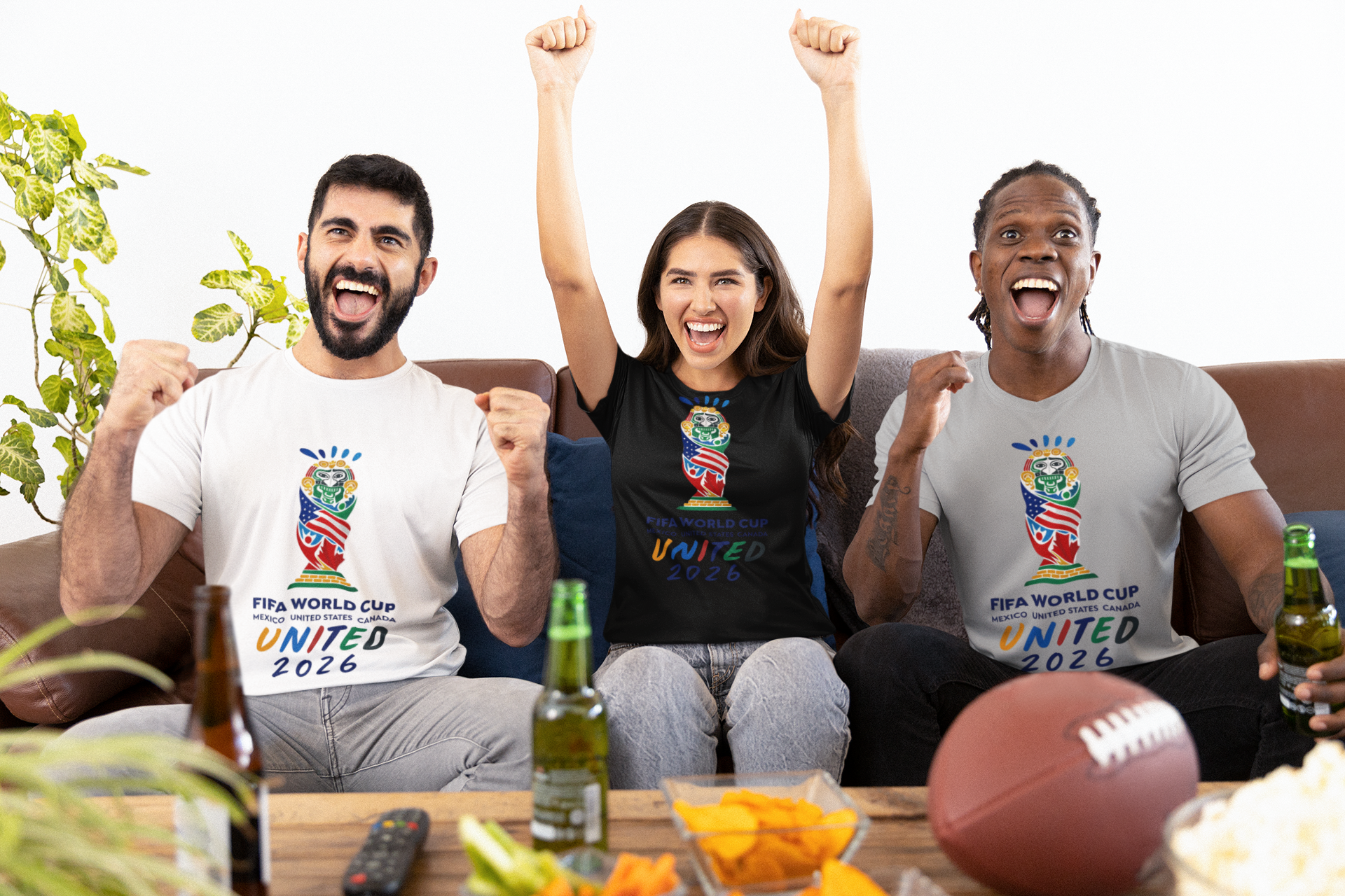 FIFA World Cup 2026 United T-Shirt – Fußball Fan Shirt USA Mexiko Kanada